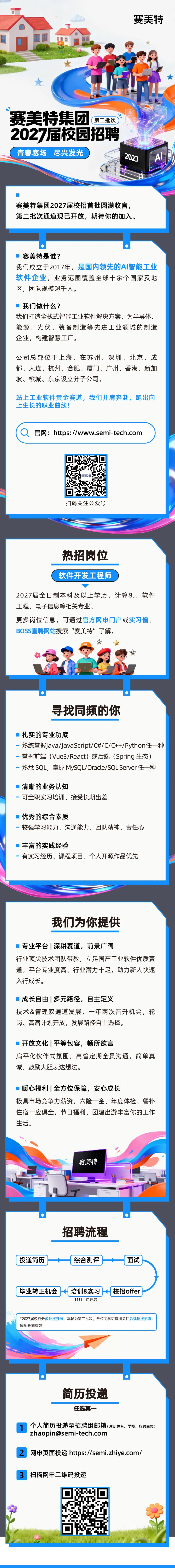 赛美特集团2027届校园招聘第二批次正式启动：首批圆满收官，第二批次通道现已开放，期待你的加入